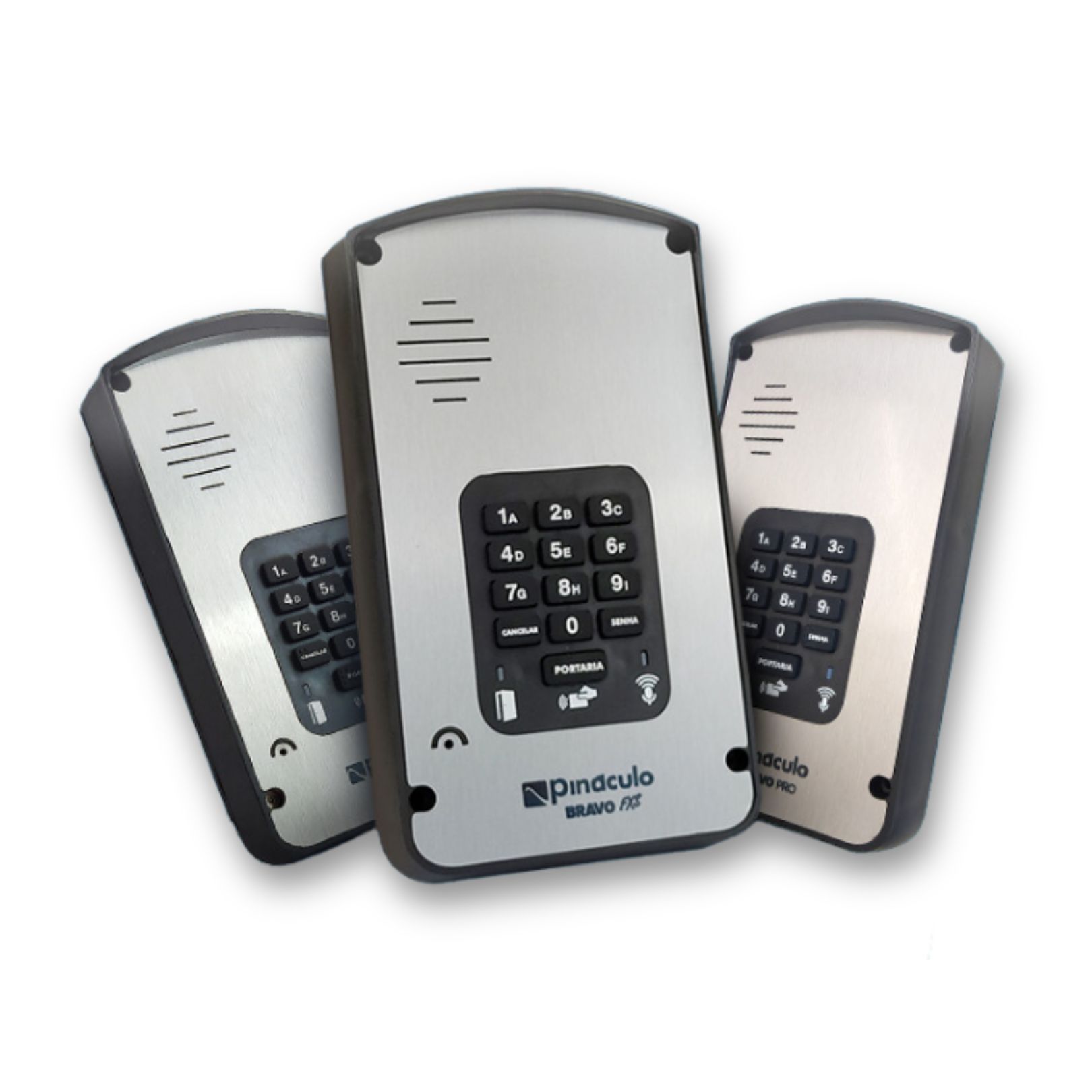 Porteiro Interfone Sem Fio Via Celular Painel Bravo Slim Web Ate 50 Apartamentos Pináculo - Imagem 2