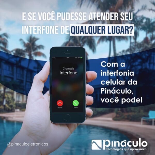 Porteiro Interfone Sem Fio Via Celular Painel Bravo Slim Web Ate 50 Apartamentos Pináculo - Imagem 5