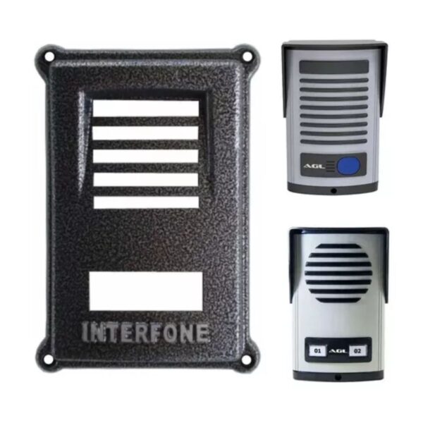 PROTETOR ANTIFURTO ALUMINIO INTERFONE PARA INTERFONE AGL P10 P20 E COLETIVO - Image 2
