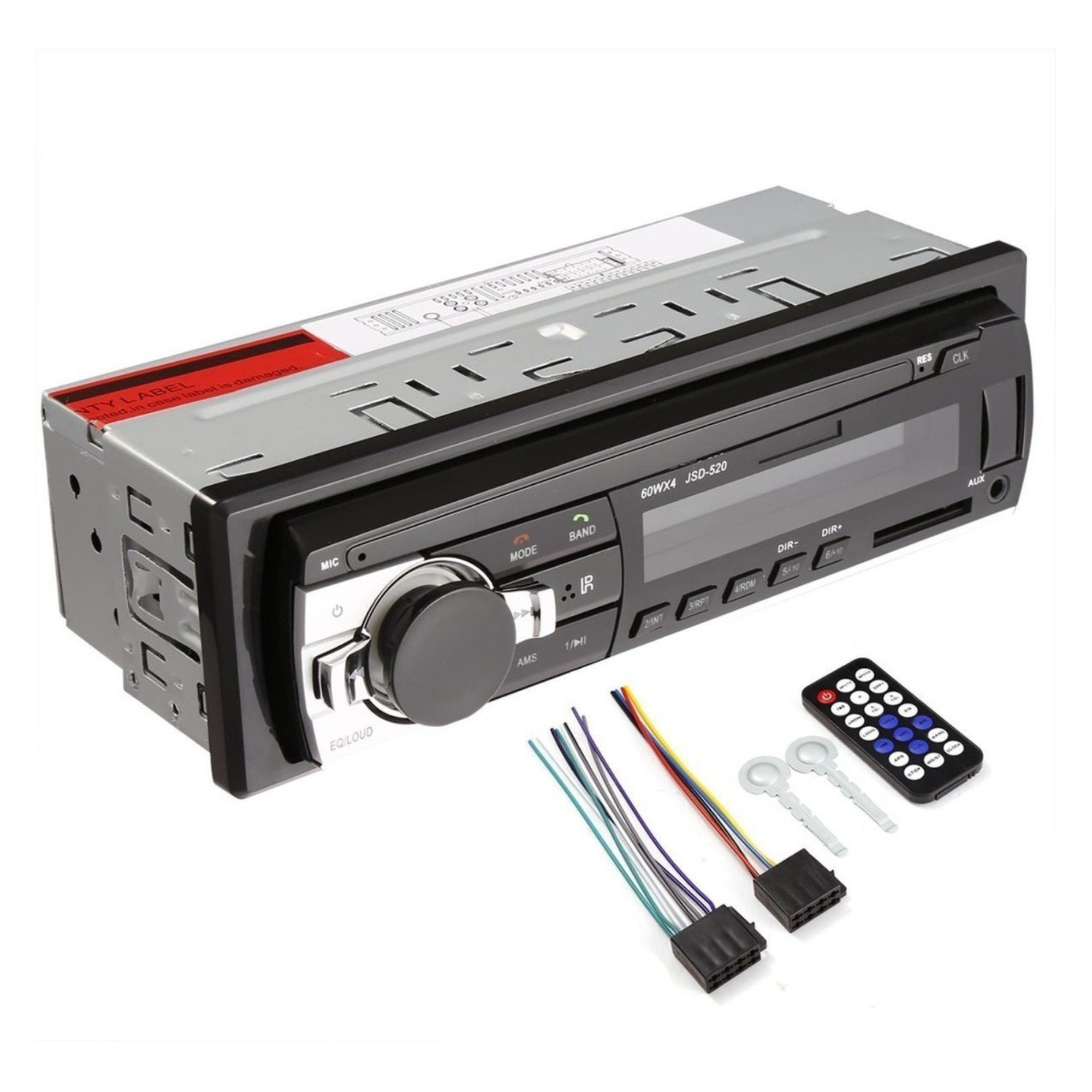 Radio Automotivo Mp3 Player Fm Bluetooth Usb Sd - Imagem 2