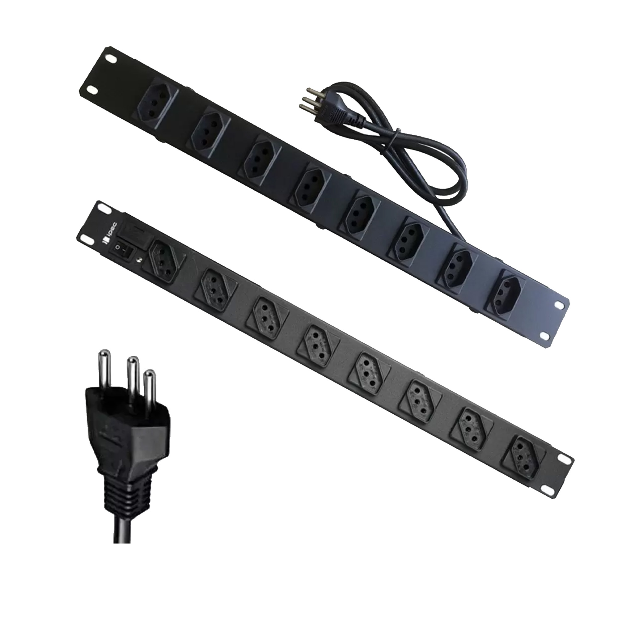 Régua Filtro De Linha Rack 19 Polegadas 08 Tomadas - Imagem 5