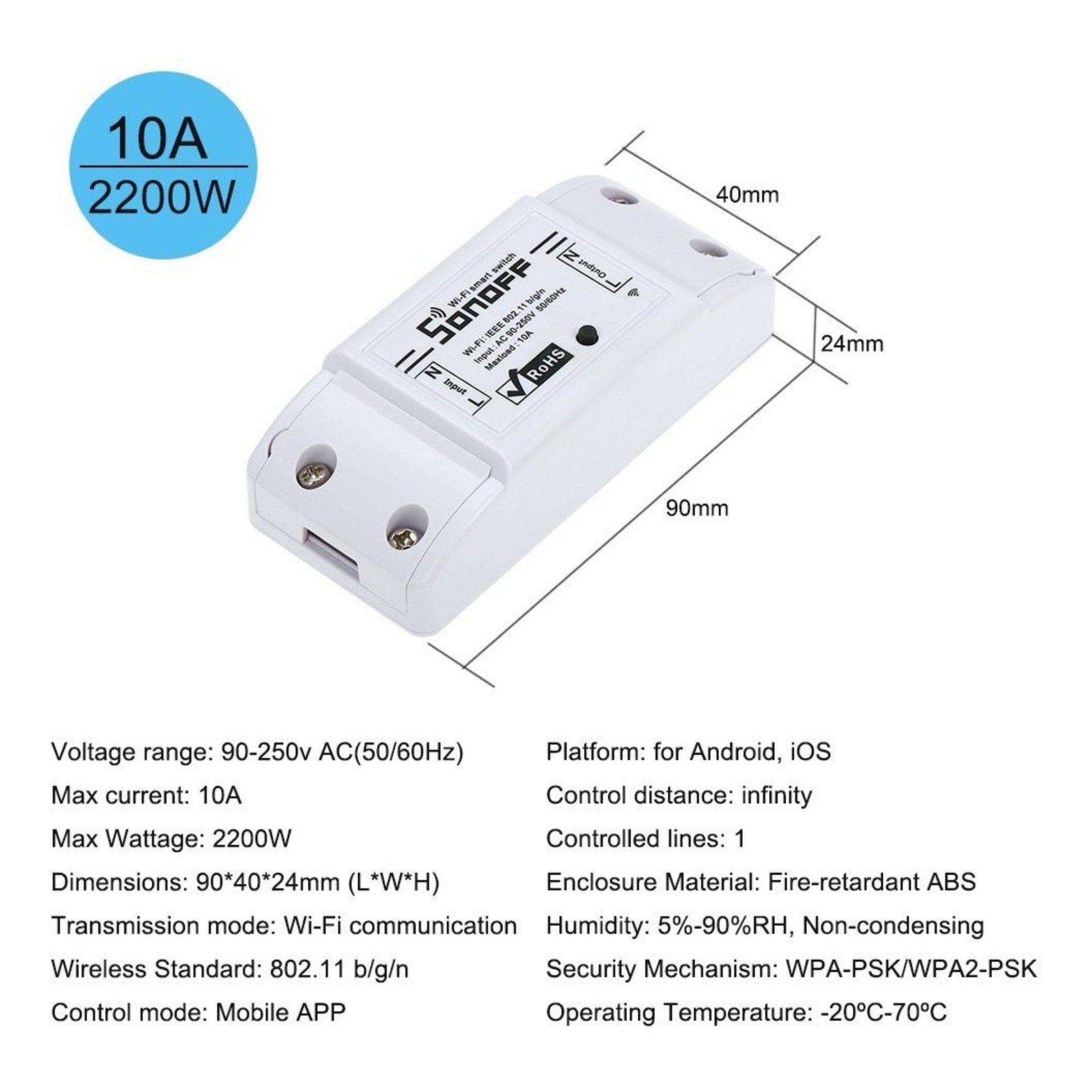 Sonoff Basic Interruptor - Automação Residencial Original - Imagem 6