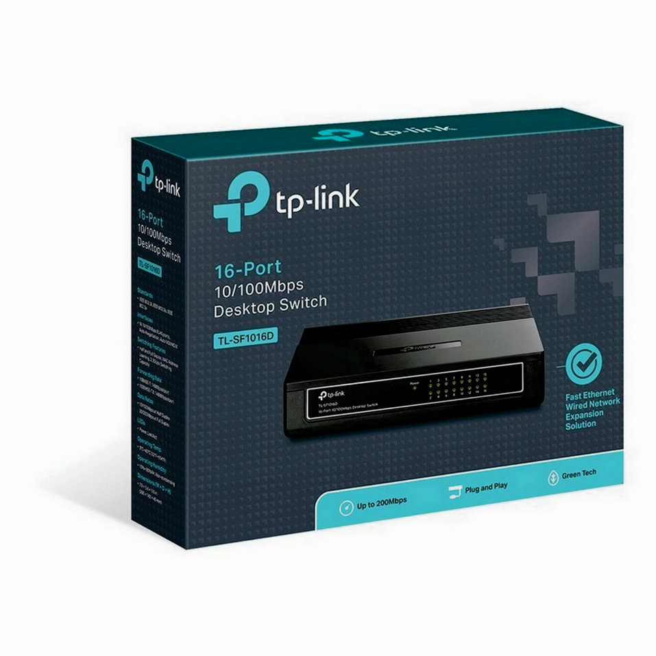 Switch 16 Portas 10/100MB TL-SF1016D TP-Link - Imagem 7