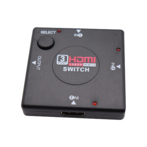 Switch HDMI 1 Entrada 3 Saidas 3D 4K Full HD 1080p