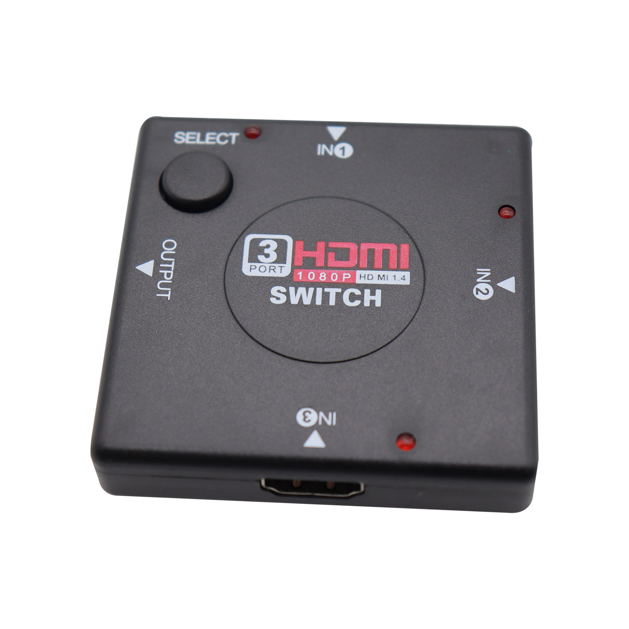 Switch HDMI 1 Entrada 3 Saidas 3D 4K Full HD 1080p
