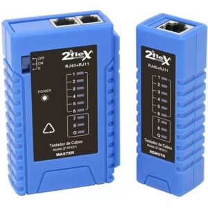 Testador De Cabos de Redes e Telefonia Utp/Rj45/Rj11 2Flex