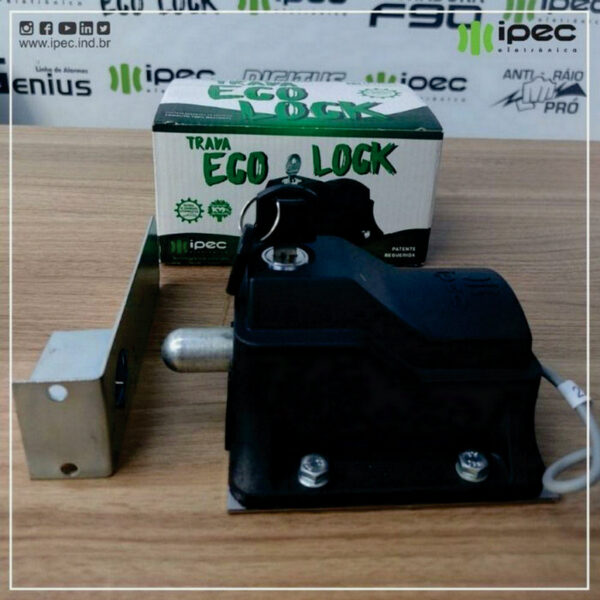 Trava Elétrica Fechadura P/ Todo Tipo de Portão Resistente a Água Ecolock IPEC - Image 7