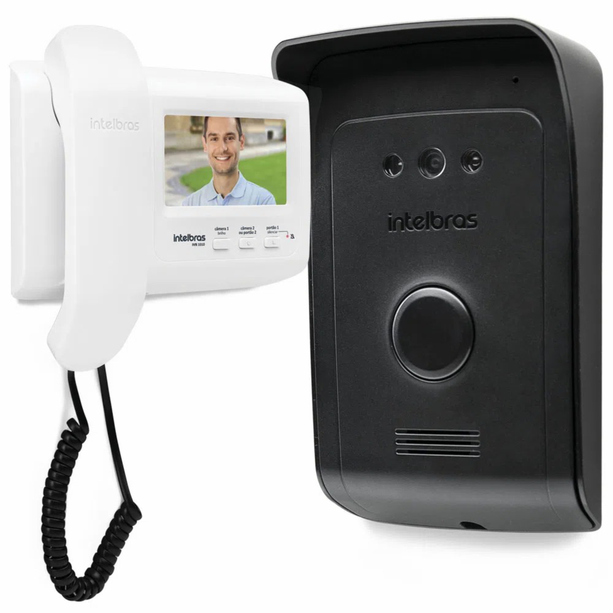 Vídeo Porteiro Ivr 4 Até Duas Fechaduras Intelbras