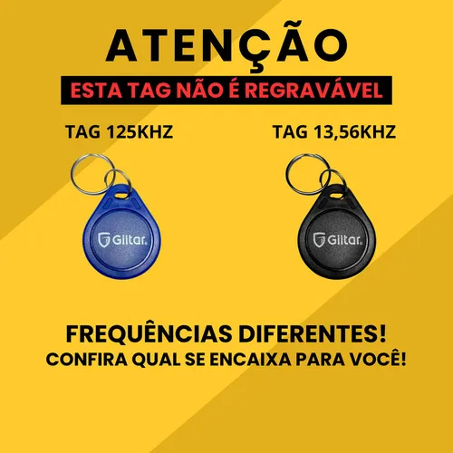 Chaveiro de Proximidade Control iD C/ 2 unidades 13,56 MIFARE GILTAR - Imagem 2